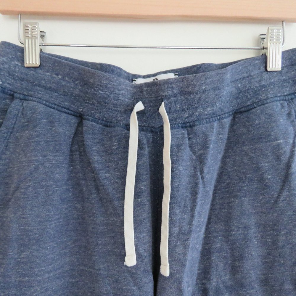 REIGNING CHAMP Heathered Blue Midweight Terry Sweat Short - Size M - Picture 3 of 13